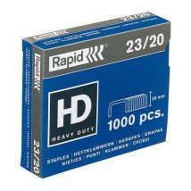 Agrafes Rapid No23/20 - boîte de 1000