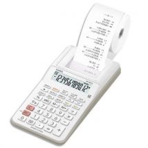 Calculatrice imprimante portable Casio HR-8 RCE - 12 chiffres - Blanche