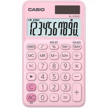 Calculatrice de poche Casio SL-310UC - 10 chiffres - rose clair