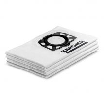 Sacs filtre toison pour aspirateur Kärcher WD2 et WD3 - Lot de 4