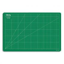 Plaque de découpe Wonday - verte - 450x300x3mm - Résistante à la coupe surface quadrillée Wonday