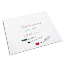 Rouleau adhésif blanc Velleda - 45 x 50 cm - effaçable à sec