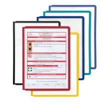 Pochettes Durable Sherpa pour panneau d'affichage pour documents A4 - assortis - paquet 5 unités
