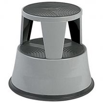 Marchepied tabouret métal - gris foncé