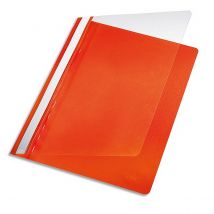 Chemise de présentation à lamelle Pergamy - A4 - polypropylène 17/100ème - coloris orange