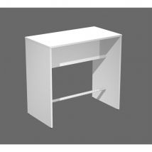 Table haute polyvalente - H 105 cm - blanc