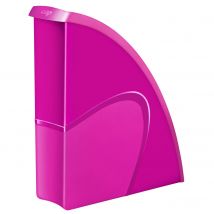Porte-revues CEP Gloss - dos 8 cm - rose pepsy - Lot de 10