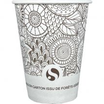 Gobelet 18 cl en carton Quali-T-Cup - Lot de 50