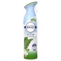Aérosol Febreze plaisir air - désodorisant destructeur d'odeurs - parfum rosée du matin - 300 ml