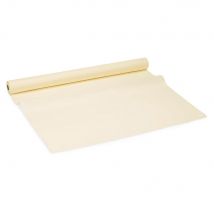 Nappe en rouleau aspect tissu - 25 m - Crème