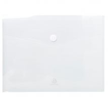 Pochette enveloppe Exacompta - Polypropylène - A4 - Incolore (paquet 5 unités)