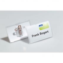 Badge pliable Durable Click Fold - boîte de 25 badges 40 x 75 mm - paquet 25 unités
