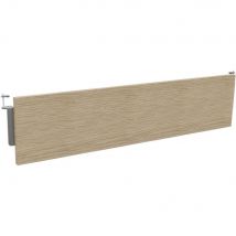 Voile De Fond Burocolor+ - Chêne - Pour Bureau L 140 Cm Pieds Alu