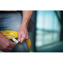 Ruban Rhinopro Dymo - Ruban noir/jaune - 19 mm x 7 m