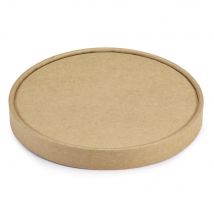 Couvercle pour saladier rond 75/100 cl - Brun - Lot de 25