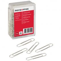 Boîte De 125 Trombones Ondulés 50 Mm - Paquet 125 Unités - Lot De 2