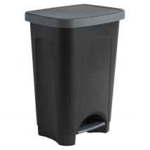 Poubelle À Pédale Eco - 50 Litres - Noir