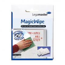 Nettoyant pour tableaux blancs Legamaster MagicWipe - lavable - blanc - jeu 3 unités