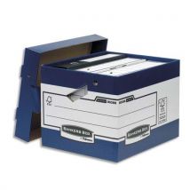 Caisse multi-usage ergonomique à montage automatique Bankers Box - 33,3 x 28,5 x 39cm - carton recyclé - Lot de 10
