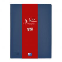 Protège documents à pochettes transparentes Le lutin - 50 pochettes / 100 vues - bleu - Lot de 2
