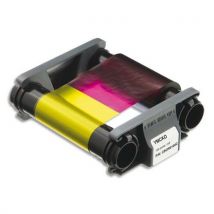 Pack de consommables Badgy pour 100 impressions - Ruban couleur YMCKO + 100 cartes PVC