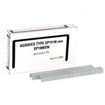 Agrafes SP 19 1/4" - pour pince P3 - boîte de 5000