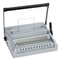Machine à relier GBC MB20 Multibind pour anneaux spirale métallique - Capacité 500 feuilles -70 g/m² - Gris