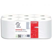Bobine d'essuie-mains blancs pour distributeur Papernet Autocut - 700 formats - colis de 6