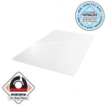 Tapis protège-sol Cleartex AdvantageMat - rectangulaire - 1 200 mm x 1 500 mm - anti-microbien - pour sols durs - PVC 100 % recyclable - transparent