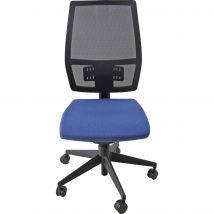 Siège de bureau Sigma - maille filet , tissu bleu