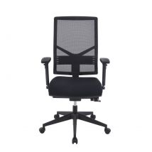 Fauteuil Mille - maille filet, tissu - noir