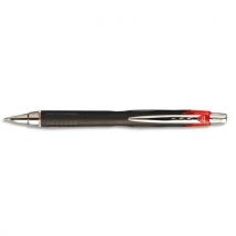 Stylo Uniball Jetstream RT - encre gel - pointe moyenne rétractable - rouge