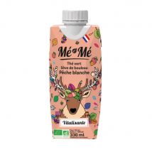 Thé vert froid pêche/bouleau Mé-Mé - Brique de 33 cl - Lot de 12