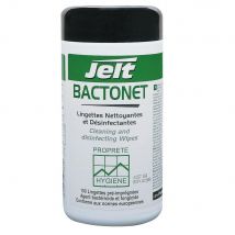 Boîte de 100 lingettes Jelt nettoyantes anti bactérie bactonet