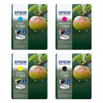 Cartouches pour imprimantes - Epson apple multipack "pomme" (t1295) - encre durabrite ultra n, c, m, j