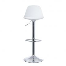 Paperflow Tabouret à hauteur réglable Bobba - Blanc