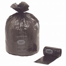Sacs poubelle NF - 30 L - noir - carton de 1000 sacs
