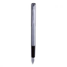 Stylo à plume Waterman Graduate - plume fine - corps en acier chromé brillant