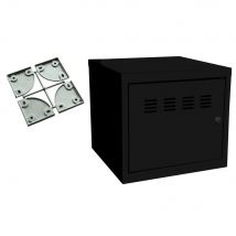 Casier de bureau individuel juxtaposable Box - H 36 cm - noir