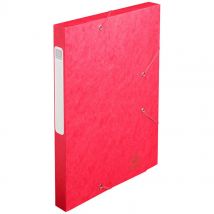 Boîte de Classement Cartobox - dos 25 mm - 240 x 320 mm pour format A4 - rouge - Lot de 25