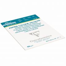 Papier Calque Velouté A3 Clairefontaine Pour Traceur - 90g - Pochette De 50 Feuilles