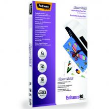 Pochettes De Plastification Fellowes Superquick - A4 - 80 Microns - Boîte De 100