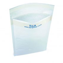Pochette matelassée Raja en mousse Eco - 10 x 16 cm - Papier extra-blanc 80 g/m² (carton 200 unités)