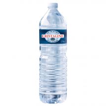 Bouteille d'eau de source Cristaline - 1,5 L - pack de 6