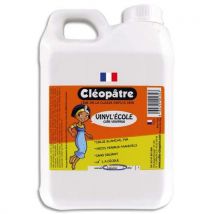 Colle blanche vinylique Cleopatre - bidon de 5 litres de colle blanche ecole