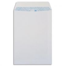 Pochettes velin blanc - 90g - C5 162x229 mm - fermeture auto-adhésive - boîte de 500