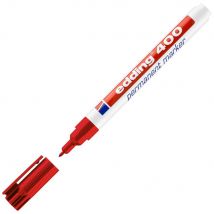 Marqueur permanent Edding - extra-fin 1mm - Rouge - Lot de 2