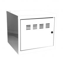 Casier de bureau individuel juxtaposable Box - H 36 cm - blanc