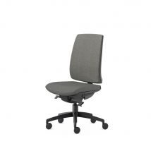 Siège de bureau Windsor tissu Gris
