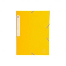Boite de classement Cartobox - dos 3 cm - carte lustrée 5/10e - jaune - Lot de 25